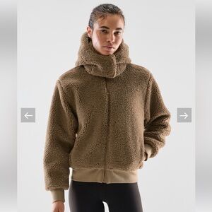 Aritzia Golden Glacier Zip Hoodie